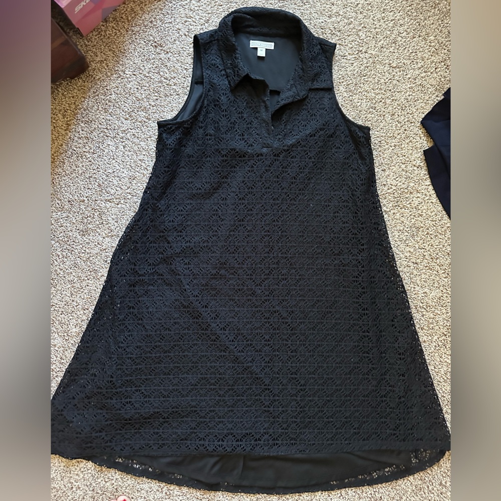 Dana Buchman Black Dress. Size 12. EUC